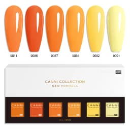 CANNI HEMA FREE 9ml Nail Gel Polish Kit Great Coverage Color Gel Set Nail Manicure Soak Off UV LED Christmas Red Gift Gel Nail