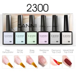 CANNI HEMA FREE 9ml Nail Gel Polish Kit Great Coverage Color Gel Set Nail Manicure Soak Off UV LED Christmas Red Gift Gel Nail