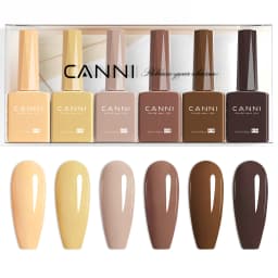 CANNI HEMA FREE 9ml Nail Gel Polish Kit Great Coverage Color Gel Set Nail Manicure Soak Off UV LED Christmas Red Gift Gel Nail