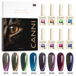 CANNI HEMA FREE 9ml Nail Gel Polish Kit Great Coverage Color Gel Set Nail Manicure Soak Off UV LED Christmas Red Gift Gel Nail