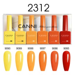 CANNI HEMA FREE 9ml Nail Gel Polish Kit Great Coverage Color Gel Set Nail Manicure Soak Off UV LED Christmas Red Gift Gel Nail