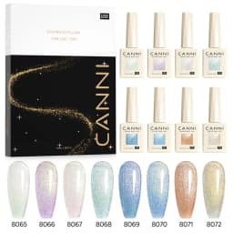 CANNI HEMA FREE 9ml Nail Gel Polish Kit Great Coverage Color Gel Set Nail Manicure Soak Off UV LED Christmas Red Gift Gel Nail