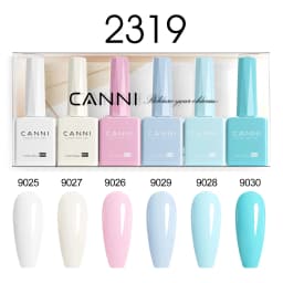 CANNI HEMA FREE 9ml Nail Gel Polish Kit Great Coverage Color Gel Set Nail Manicure Soak Off UV LED Christmas Red Gift Gel Nail