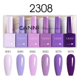 CANNI HEMA FREE 9ml Nail Gel Polish Kit Great Coverage Color Gel Set Nail Manicure Soak Off UV LED Christmas Red Gift Gel Nail