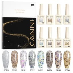 CANNI HEMA FREE 9ml Nail Gel Polish Kit Great Coverage Color Gel Set Nail Manicure Soak Off UV LED Christmas Red Gift Gel Nail
