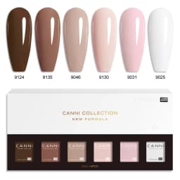 CANNI HEMA FREE 9ml Nail Gel Polish Kit Great Coverage Color Gel Set Nail Manicure Soak Off UV LED Christmas Red Gift Gel Nail