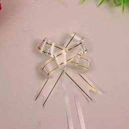 100pcs Party Wedding Christmas Tree Hanging Decorated Ribbon Bow Bag Gift Wrapping & Decorat Bow Knot Ribbon Butterfly Pull Bow