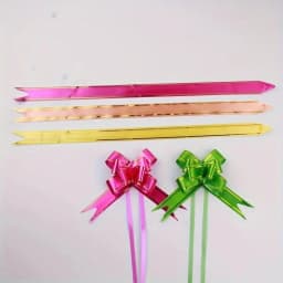 100pcs Party Wedding Christmas Tree Hanging Decorated Ribbon Bow Bag Gift Wrapping & Decorat Bow Knot Ribbon Butterfly Pull Bow