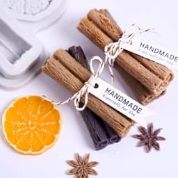 3D Lemon Cinnamon Star Anise Nuts Christmas Silicone Mold Wax DIY Cupcake Candy Baking Molds Chocolate Fondant Cake Decor Tool
