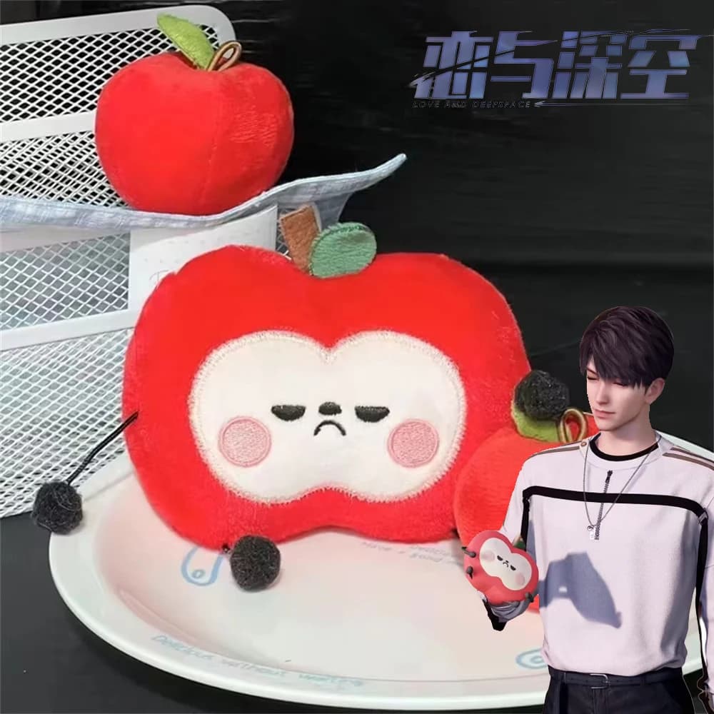 Game Love and Deepspace Caleb Cosplay Doll Plush Stuffed Apple Dolls Cute Cartoon Figure Christmas Decoration Accessories