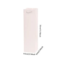 5/10/15/20pcs Wine Gift Bags Drawstring Bag Packs With Handles,Leak-Proof,Kraft Paper,Reusable,Travel-Friendly for Christmas