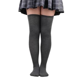 Christmas Stockings Over Knee Long High Socks Women Halloween Striped Stockings Dance Cosplay Performance Solid Colors Leggings