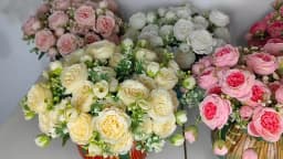 Artificial Flowers Fake Silk White Peonies Used for Home Room Vase Decoration Christmas Wreath Wedding Bouquet Party Accessories