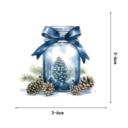 50PCS Blue Winter Stickers Scrapbooking Laptop Graffiti Room Community Art Picture Diary Y2k Fashion Phone Fun Christmas Sticker