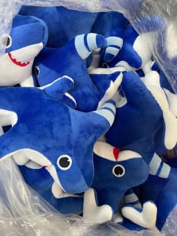 28cm Shark Dog Plush Toys Cute Soft Stuffed Cartoon Dolls For Kid Christmas Birthday Gift