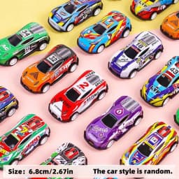 15pcs Children's car sets, alloy car toys, Christmas gift toys, car models, shock-resistant toys
