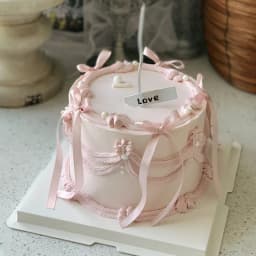 10/20Pcs Pink Red Bow Cake Decorations Ribbons Cake Topper Kids Girls Birthday Party Supplies Christmas Wedding Cake DIY Decor