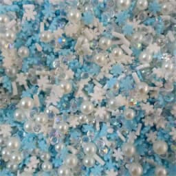 Mixed Xmas Snowfake Slices Slime Christmas Polymer Clay Sprinkles Crafts soft Clay Nail Shaker DIY Crystal Mud Filler Accessorie