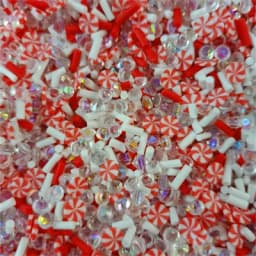Mixed Xmas Snowfake Slices Slime Christmas Polymer Clay Sprinkles Crafts soft Clay Nail Shaker DIY Crystal Mud Filler Accessorie