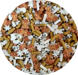 Mixed Xmas Snowfake Slices Slime Christmas Polymer Clay Sprinkles Crafts soft Clay Nail Shaker DIY Crystal Mud Filler Accessorie