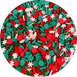 Mixed Xmas Snowfake Slices Slime Christmas Polymer Clay Sprinkles Crafts soft Clay Nail Shaker DIY Crystal Mud Filler Accessorie