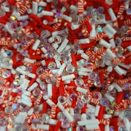Mixed Xmas Snowfake Slices Slime Christmas Polymer Clay Sprinkles Crafts soft Clay Nail Shaker DIY Crystal Mud Filler Accessorie
