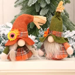 1pc Fall Gnome Autumn Gnome Pumpkin Sunflower Swedish Dwarf Thanksgiving Day Christmas Decor Nordic Gnome Land God Old Man Decor