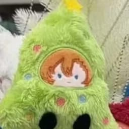 Anime Bungo Stray Dogs Christmas Tree Plush Doll Cartoon School Bag Pendant Creative Car Key Fighting Anime Peripheral Gift