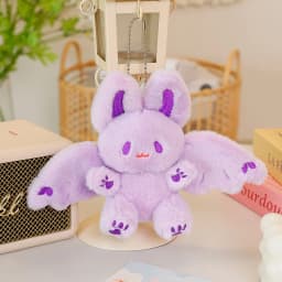 15cm/25cm/35cm Kawaii Bat Rabbit Plush Toys Cute Bat Plush Pendant Keychain Backpack Decor Doll Girthday Christmas Gift For Kids