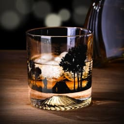 300ml Creative Silhouette Wine Glass Cup Iceberg Cup Snow Mountain Cup Thick Bottom Rock Cup Christmas Whiskey Cup Wedding Gifts