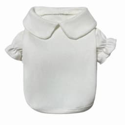 Puppy Bow Knot Dress Set Winter Warm Dog Clothes Pet Christmas Princess Dress Teddy Solid Color Skirt Send Clip