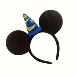 2026 Mickey Mouse Plush Magic House Disney Headwear Cosplay Decoration Christmas Party Cloth Hair Band Adult Kids Halloween Part