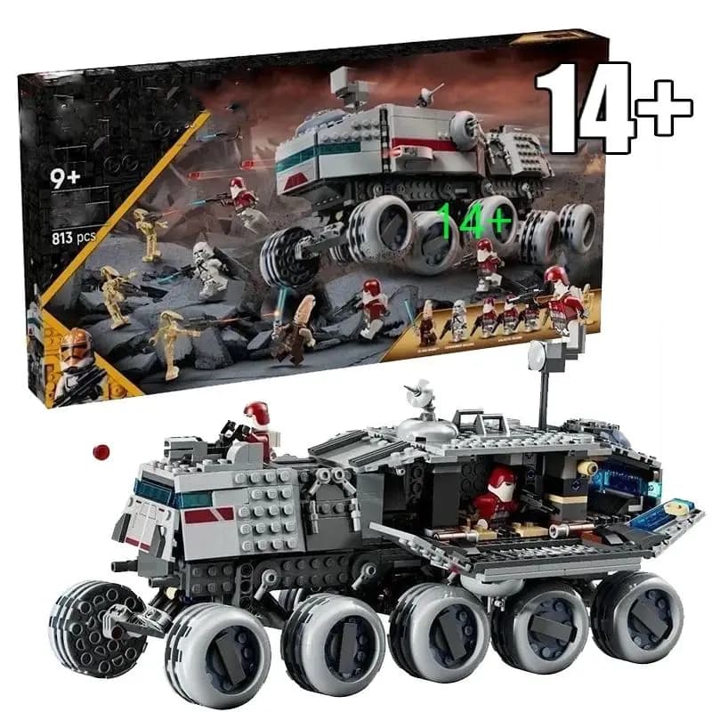 2026 New Republic Building Blocks Set 813PCS Educational Assembly Toy for Adults Birthday Christmas Gifts