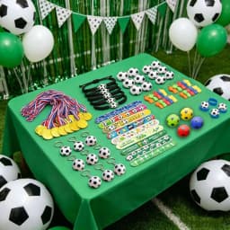 Soccer Party Favors Football Theme Bracelets Keychain Pin Ball Maze Game Gifts Birthday Party Pinata Fillers Christmas Gift