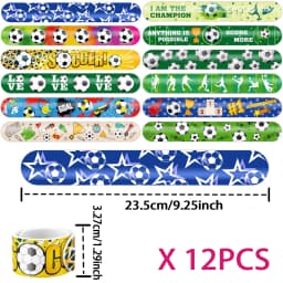 Soccer Party Favors Football Theme Bracelets Keychain Pin Ball Maze Game Gifts Birthday Party Pinata Fillers Christmas Gift