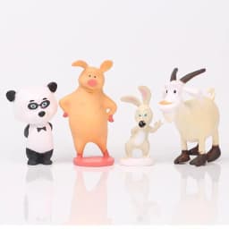 10Pieces Masha and The Bear Action Figure Anime Model Cartoon Toys Anime Figure for Friends Gifts Christmas Gift