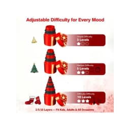 Annoying Nested Screw Gift Box Money Puzzle Box, 10 Layer Reusable Prank Gift Boxes for Birthday, Christmas & Fun Party