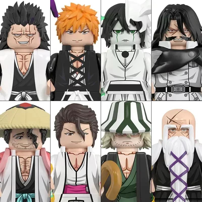 Building Blocks KDL820 BLEACH Anime Cartoon Mini Action Figures Toy Christmas Present Ichigo HollowJujutsu Kaisen MOC diy