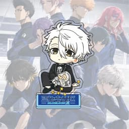 Hot Anime BLUE LOCK Acrylic Keychain Bachira Meguru Chigiri Hyōma Model Figure Cosplay Birthday Fans Christmas Gift 10CM