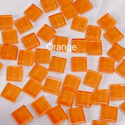 50pcs Glass Mosaic Tiles Colorful Square Mosaic Pieces for Mosaic Projects DIY Crafts Mosaic Handmade Christmas Decoration