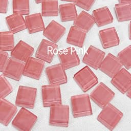 50pcs Glass Mosaic Tiles Colorful Square Mosaic Pieces for Mosaic Projects DIY Crafts Mosaic Handmade Christmas Decoration