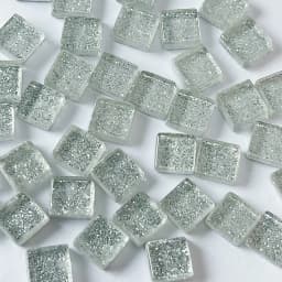 50pcs Glass Mosaic Tiles Colorful Square Mosaic Pieces for Mosaic Projects DIY Crafts Mosaic Handmade Christmas Decoration