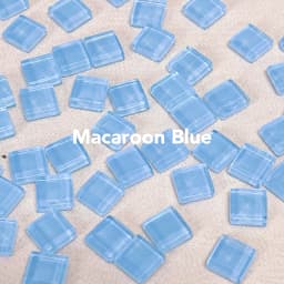 50pcs Glass Mosaic Tiles Colorful Square Mosaic Pieces for Mosaic Projects DIY Crafts Mosaic Handmade Christmas Decoration
