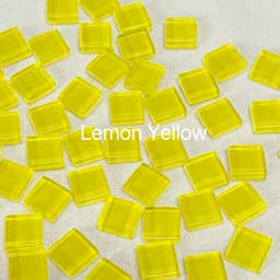 50pcs Glass Mosaic Tiles Colorful Square Mosaic Pieces for Mosaic Projects DIY Crafts Mosaic Handmade Christmas Decoration