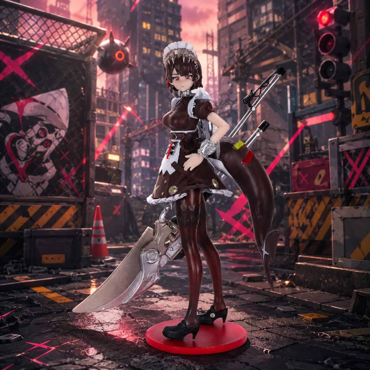 Zenless Zone Zero Ellen Joe Anime Action Figure Model Statue Desktop Ornament Collectible Small Gift Halloween Christmas Valentine's Day Gift Decoration