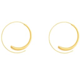2025 New Design Matte Gold Gold Color Circle Earrings for Women's Fashion Jewelry Girl‘s Christmas Party Exaggerated Accessories