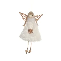 Christmas plush antlers angel girl pendant Christmas tree pendant creative doll pendant gift