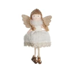 Christmas plush antlers angel girl pendant Christmas tree pendant creative doll pendant gift