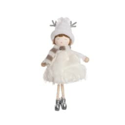 Christmas plush antlers angel girl pendant Christmas tree pendant creative doll pendant gift