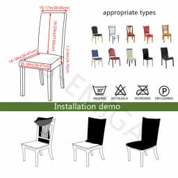 Christmas Decoration Stretch Covers Chair Cover for Dining Room Office Banquet Chair Protector Elastic Material Armchair Cover